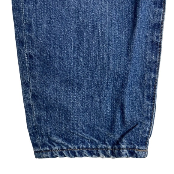 MADEWELL RIGID HIGH RISE SKINNY COTTON FITTED DISTRESSED JEANS - Picture 12 of 15